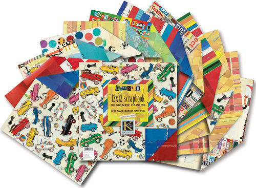 12 x 12 Scrapbooking Paper: Danny O Art Store