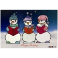 Holiday Card - Snowmen Caroling